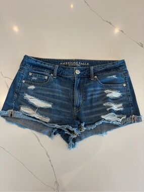 American Eagle Distressed Denim Shorts